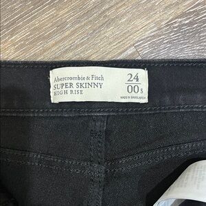 Abercrombie & Fitch High Rise Black Jeans